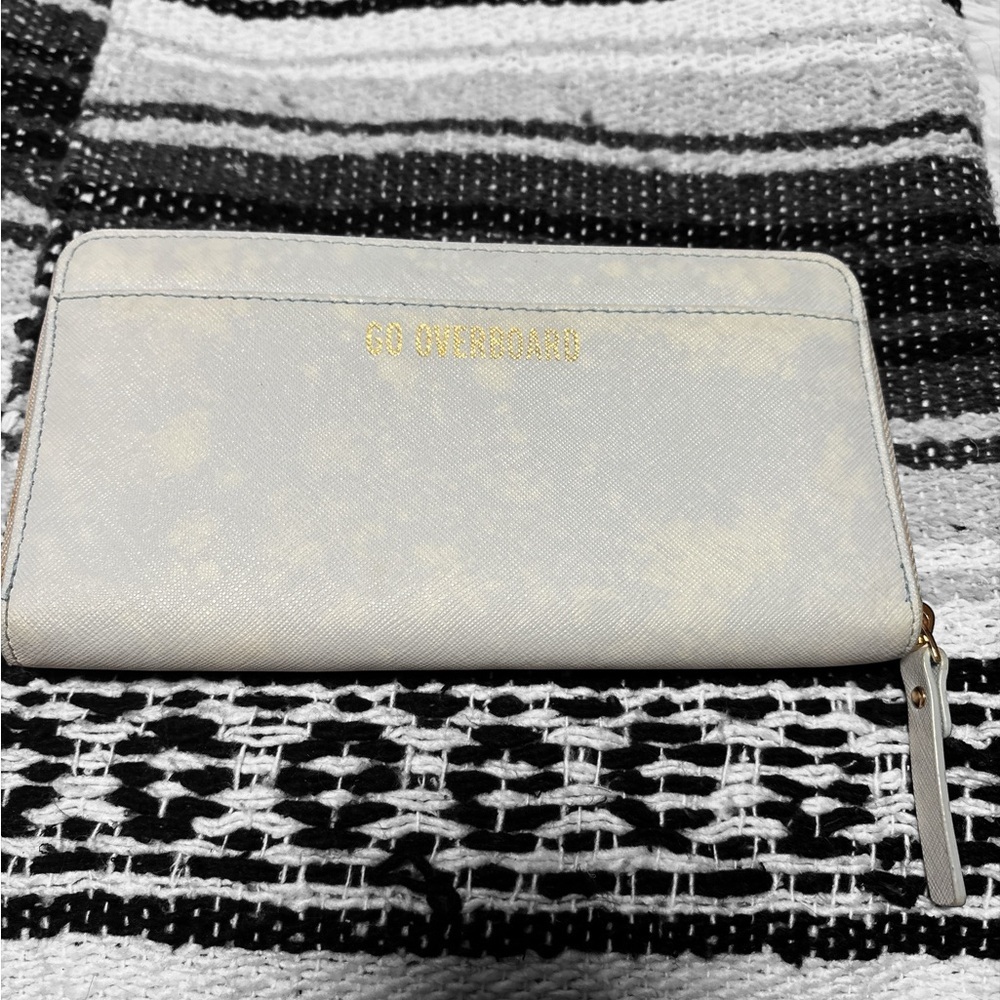 Kate Spade Storybook White, Blue and Black Anchor Wallet - Picture 2 of 10